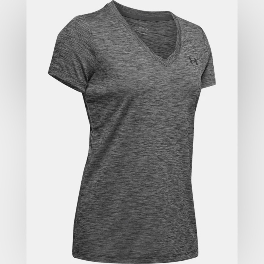 Under Armour Women’s Velocity Twist V Neck Short Sleeve Tech Tee - Picture 4 of 5